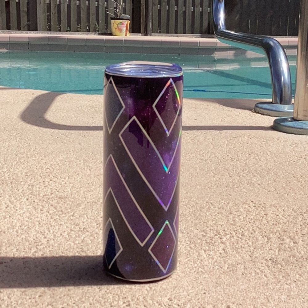 Galaxy themed Tumbler